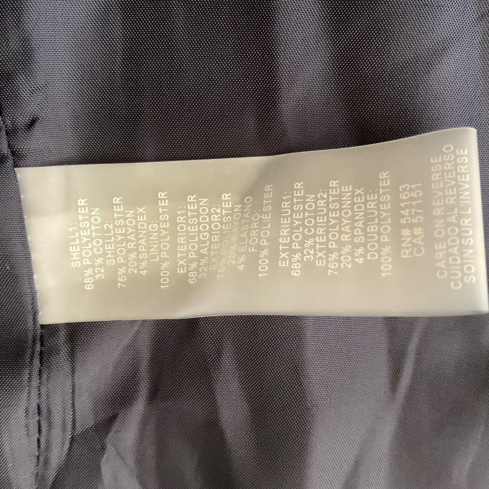 Tommy Hilfiger women jersey navy jacket size 12 - Picture 6 of 9